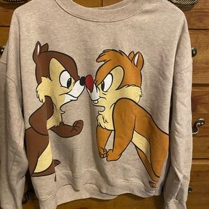 Size Large Chip& Dale Disney Crewneck